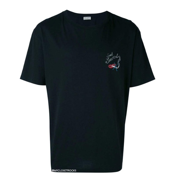 Saint Laurent Other - SOLD Saint Laurent Black No Smoking T-Shirt